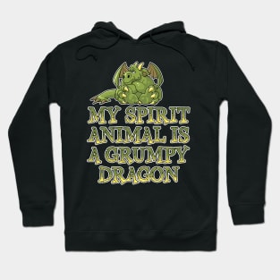 My spirit animal is a grumpy dragon Hoodie